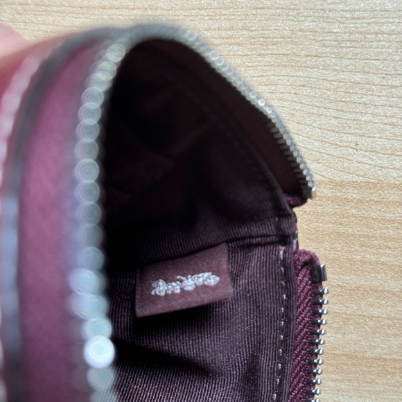 COACH Corner Zip Wristlet with Coach Stripe - Picture 8 of 10